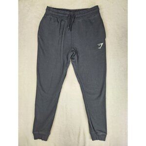 Gymshark Pants Mens Black Tapered Athletic Sweats Workout Gym Joggers Size Small